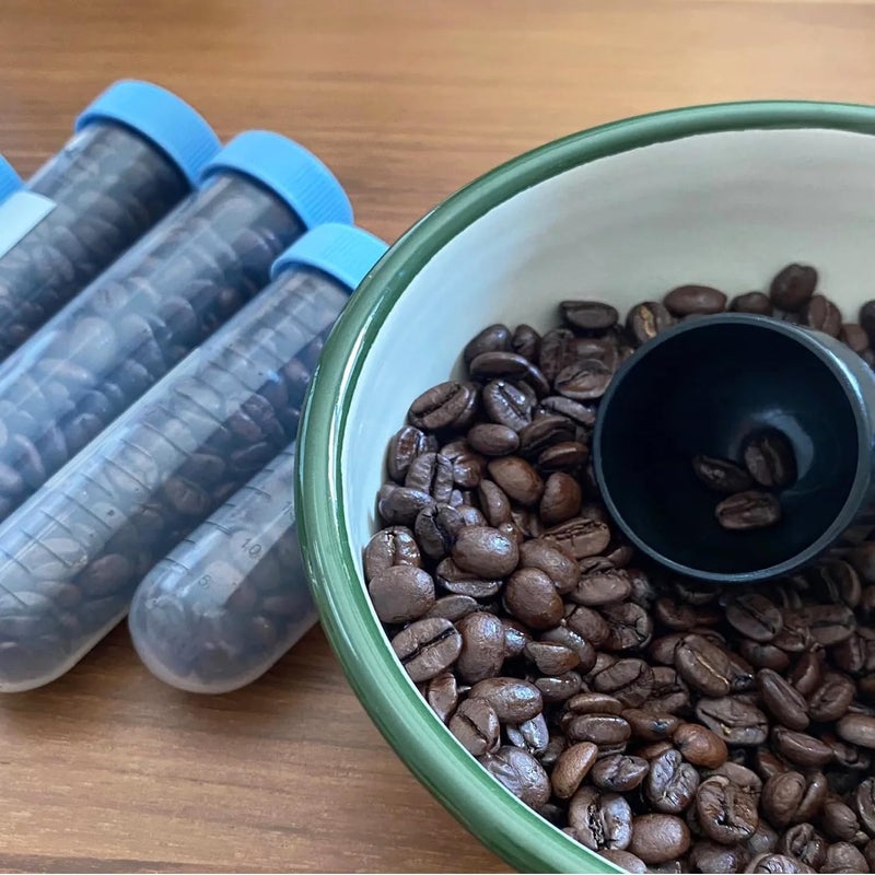 UtySty 10 Pack Single Dose Coffee Bean Storage Tubes with Scale Coffee Bean Dosing Cup 50ml Espresso Beans Dosing Vials Vessel Capsules for Breville Espresso Machine Home Coffee Bar Barista Whole Bean - Image 3